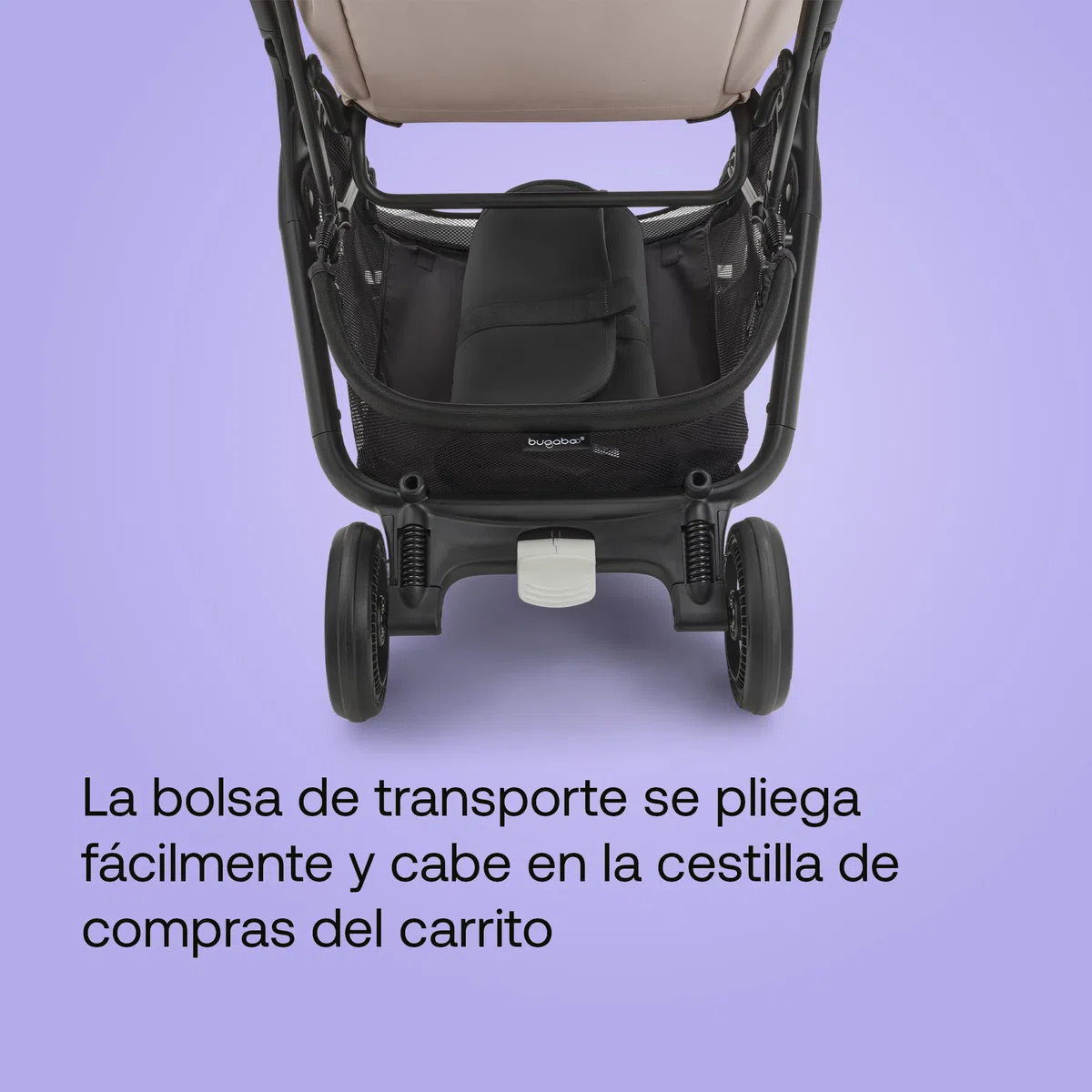 Bugaboo Bolsa de Transporte para Carrito Butterfly, Compatible con IATA para la Cabina del avión, Resistente, fácil de Transportar, Espacio Extra para Guardar Accesorios del bebé y Base Acolchada