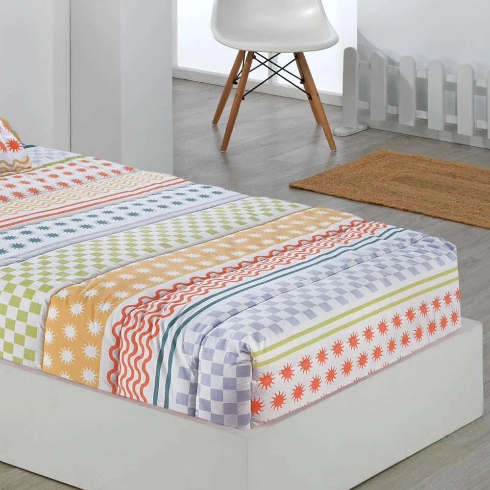 DHESTIA HOME Edredón Ajustable Relleno de 350 gr Modelo Marsella Cama 90 y Cama 105 Color Único Talla Cama 90
