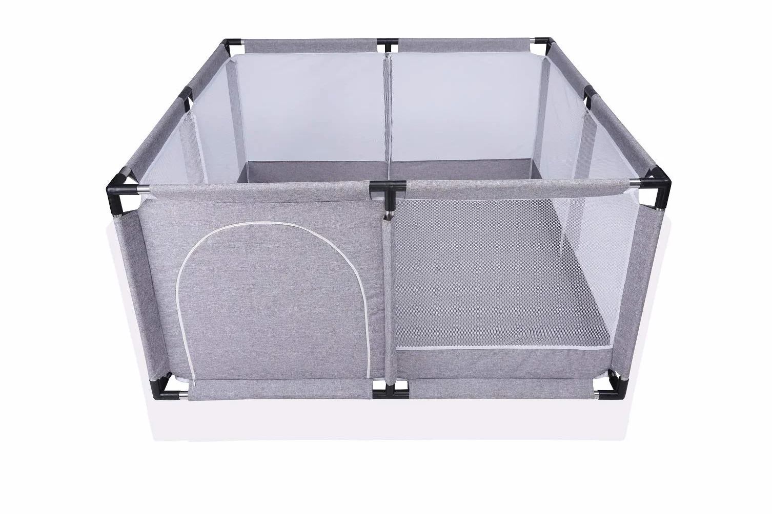 Star Ibaby Oxford XL - Parque de Bebés Ultraligero color Soft Grey