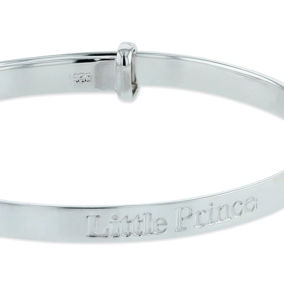 Pulsera de bebé de plata de ley 925, perfecto regalo de bautizo, baby shower.