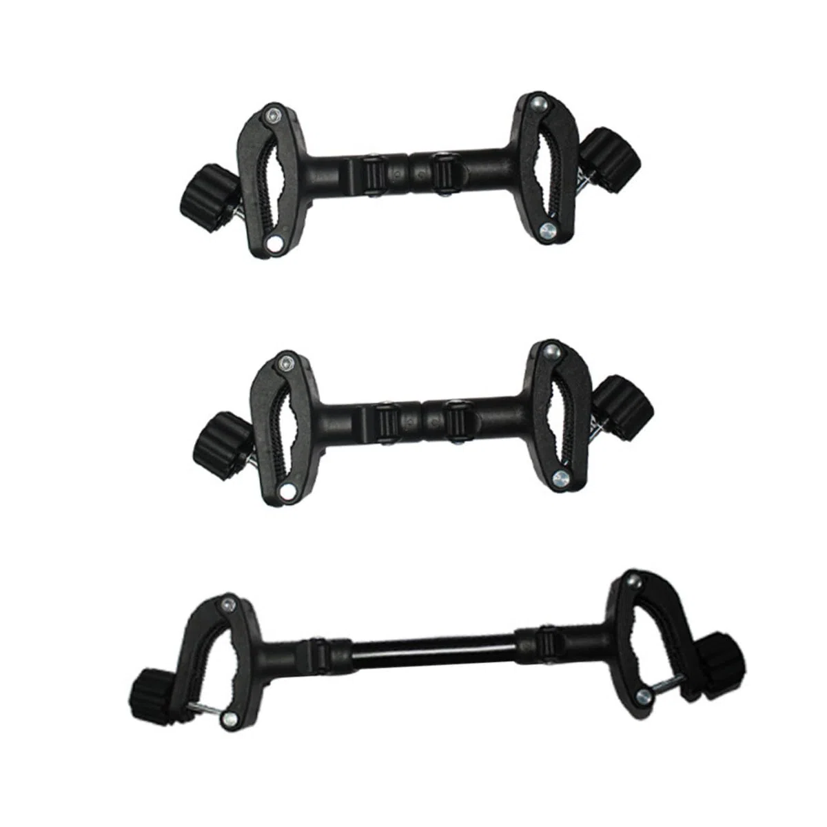 NOLITOY Conectores para Cochecito Gemelar 3 Piezas, Ajustables y Resistentes de Hierro y Plástico, para Unir Dos Cochecitos Individuales en Uno Doble, Adecuado para Uso Exterior