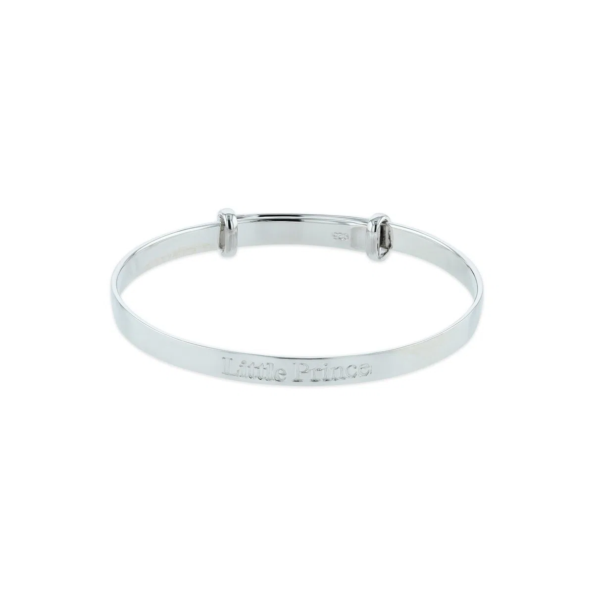 Pulsera de bebé de plata de ley 925, perfecto regalo de bautizo, baby shower.