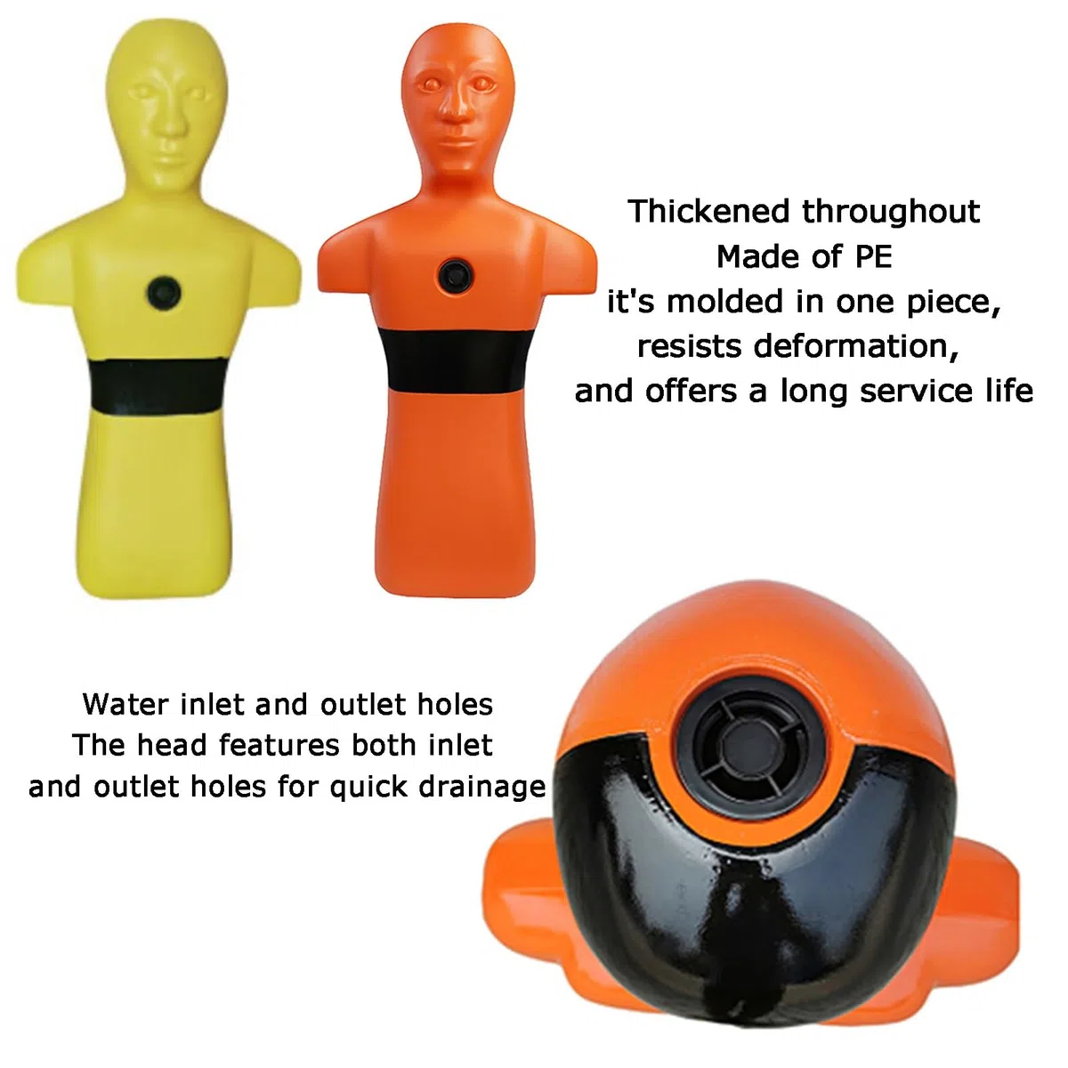 Chupete de entrenamiento de rescate acuático, modelo de simulación de incendios, herramientas de enseñanza para escuelas de río, piscina