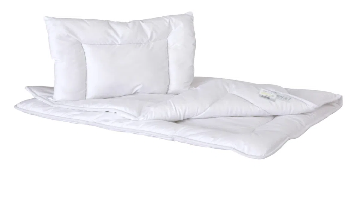 Vizaro - Relleno Nórdico Osito - Med. 100x135cm - 2 Piezas: Edredón 300g y Almohada (9,5 TOG) Maxi Cuna 70x140cm - 100% Algodón - Invierno - Antialérgico, Antiácaros, Antimoho