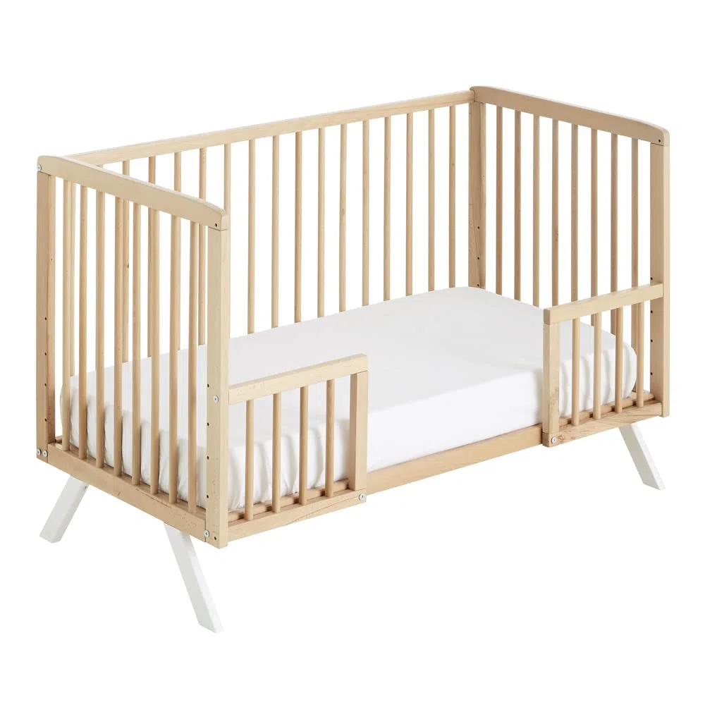 Barandilla de Seguridad Estilo Nórdico Natural para Cunas Colecho Convertibles en Cama CoolDreams