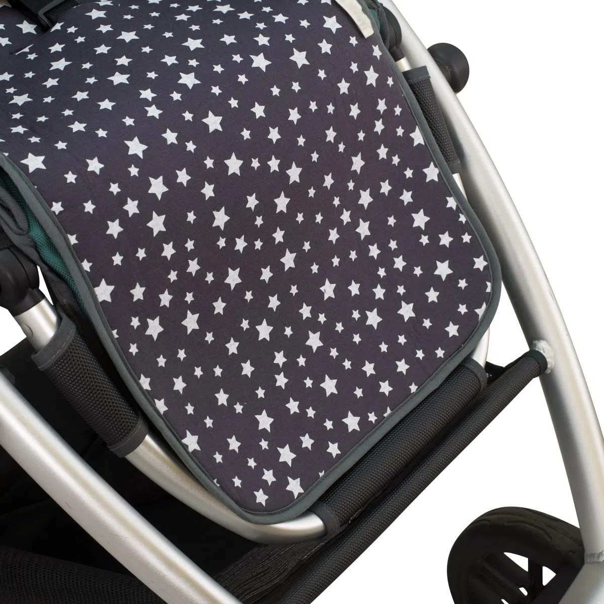 JYOKO Kids Colchoneta para Silla de Paseo Compatible con Uppababy Vista y Cruz Elaborado en Algodón (Winter Sky)
