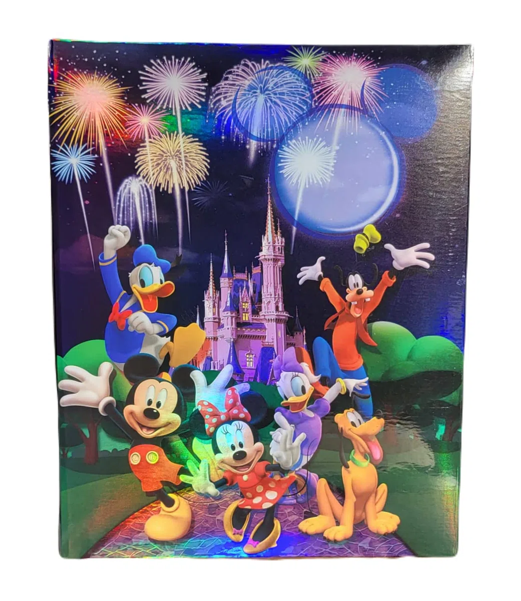 Álbum de fotos de Mickey Mouse Castle Sweet Memories de 4 x 6 pulgadas, capacidad para 200 fotos.