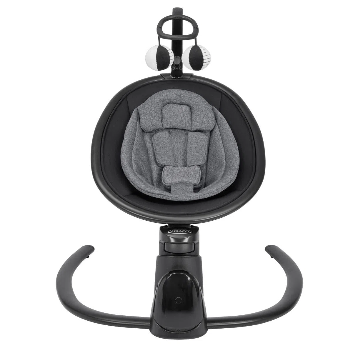 Graco Sway 'n Grow - Chupete Bluetooth con barra de juguetes, adecuado desde el nacimiento hasta aprox. 4 años (0-18 kg), con 6 movimientos de balanceo, vibración de 4 velocidades, música, ajuste de