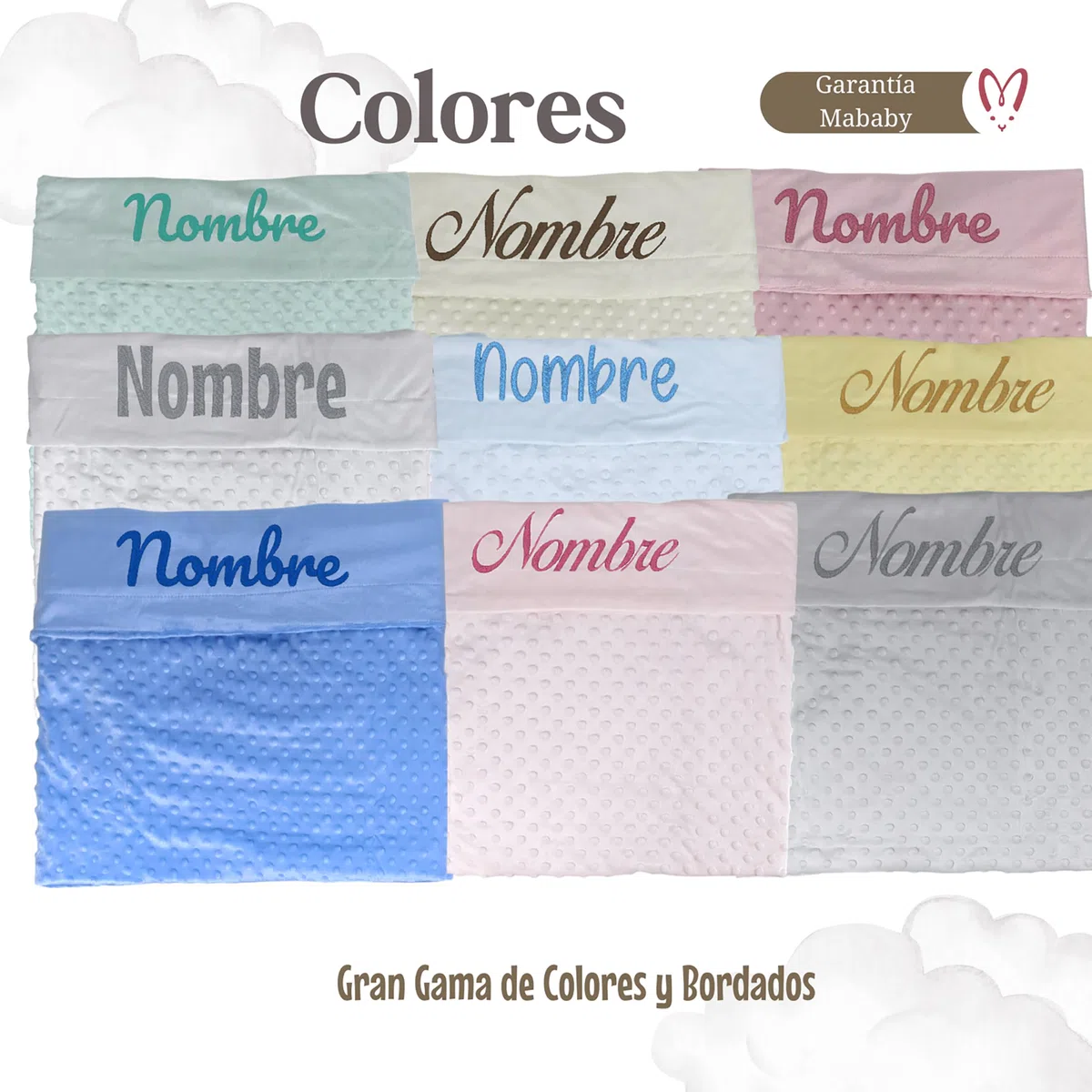 Velvet Canastilla Bebé Personalizada Unisex con Manta Burbujas, Dou Dou de Apego y Primera Puesta, Regalo Baby Shower, Verde