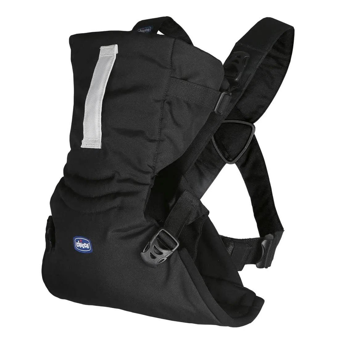 Chicco EasyFit Portabebés Ergonómico de 0 Meses a 9 kg, Mochila porteo Bebé Fácil de Usar para Llevar, Mirando hacia los Padres, Marsupio para infantes, con Sujeción para Cabeza y Cuello, Negro