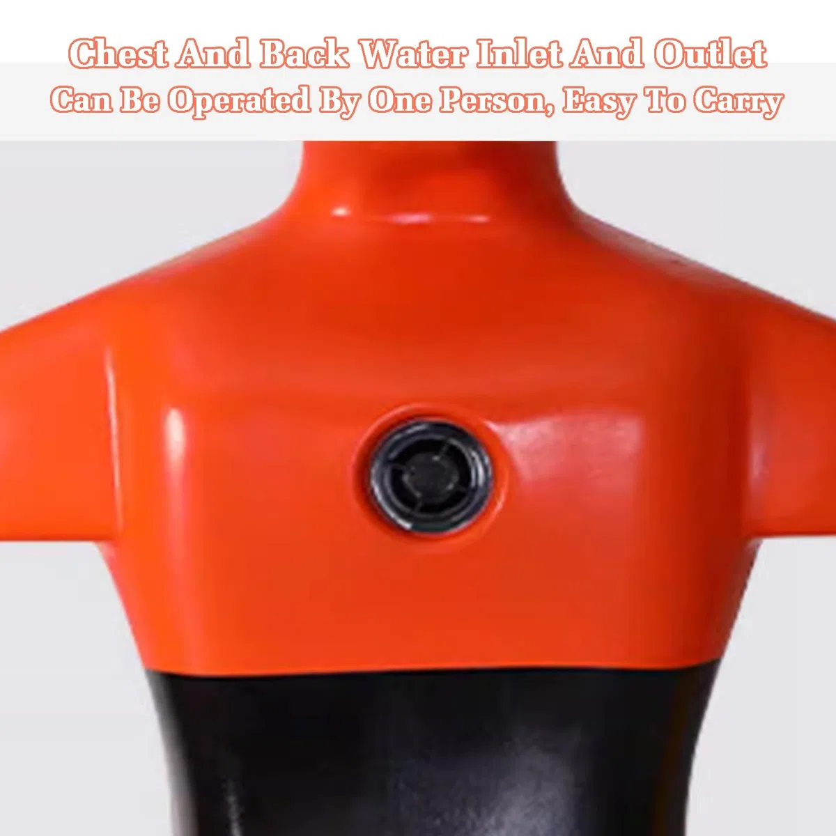 Chupete de entrenamiento de seguridad en el agua para prevención de ahogamientos, diseño de drenaje rápido para adolescentes y adultos