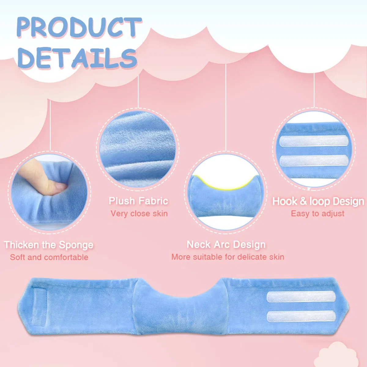 Almohada de apoyo para el cuello Posicionador de cabeza infantil