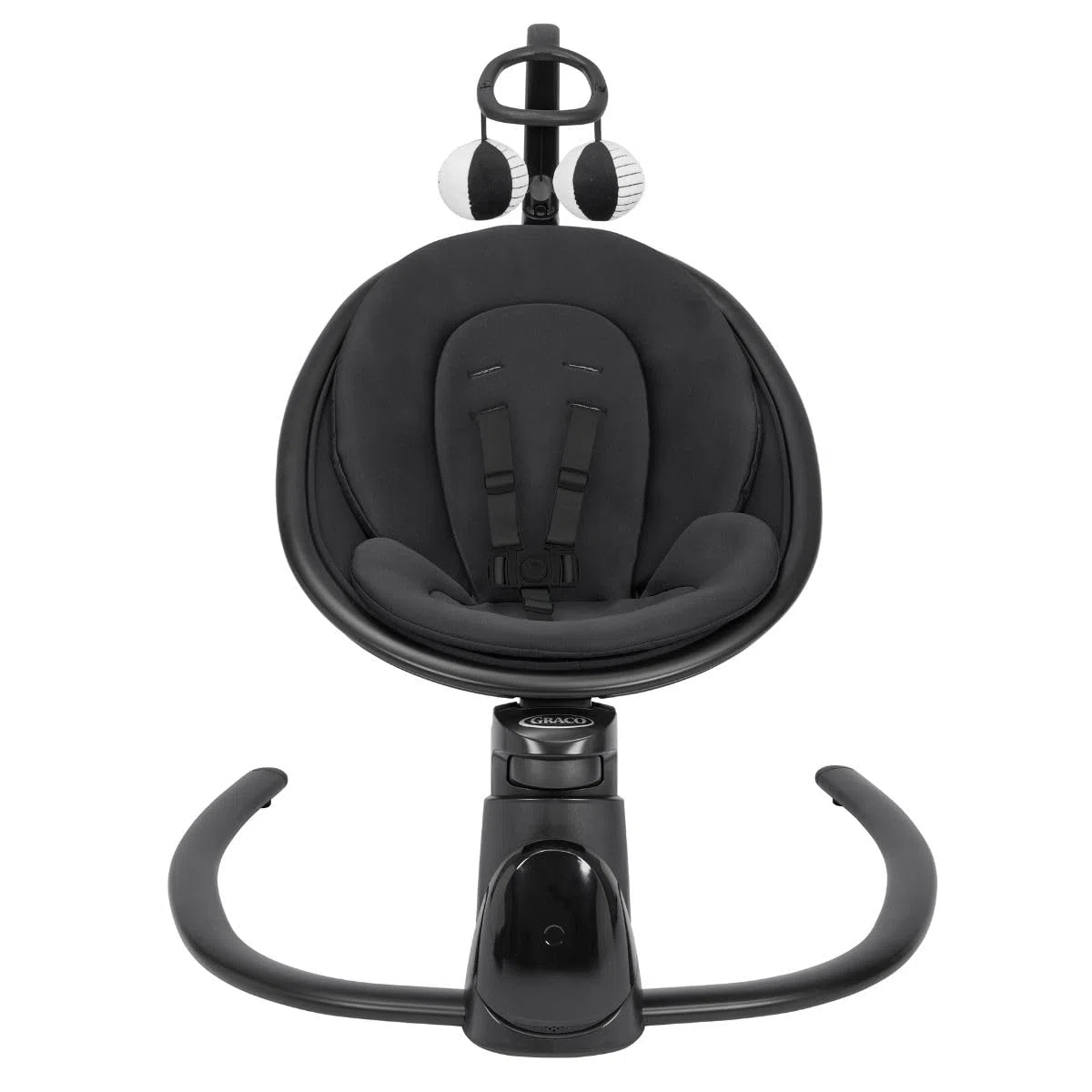 Graco Sway 'n Grow - Chupete Bluetooth con barra de juguetes, adecuado desde el nacimiento hasta aprox. 4 años (0-18 kg), con 6 movimientos de balanceo, vibración de 4 velocidades, música, ajuste de