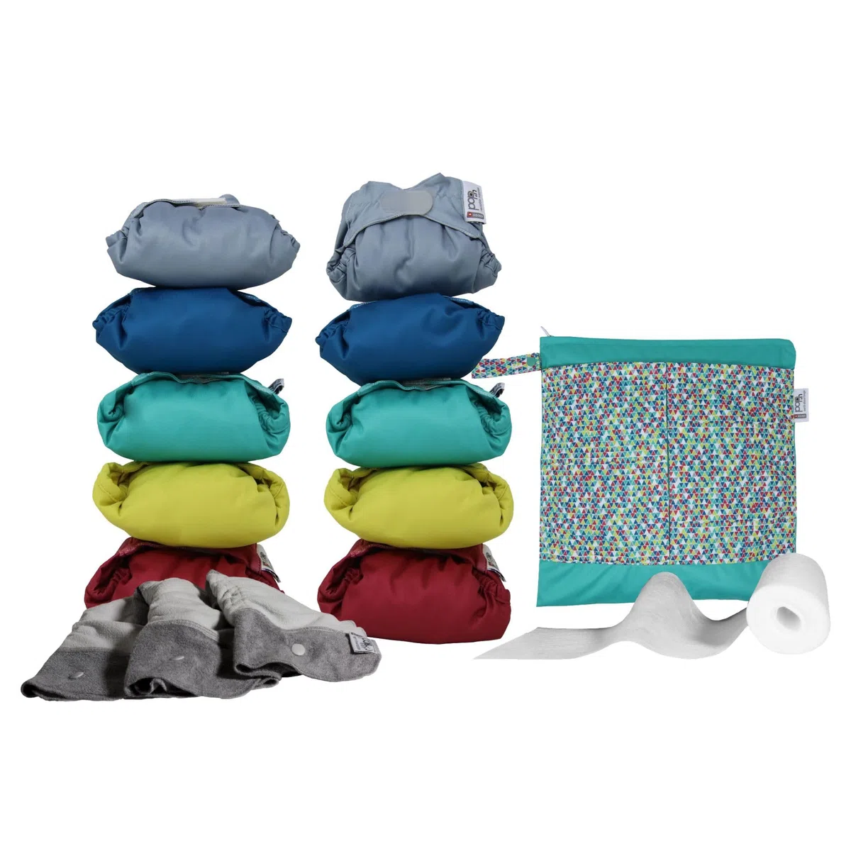 Close Pack De pañales de tela para bebe recien nacido,pop in pañales de tela ecologicos reutilizables para bebe