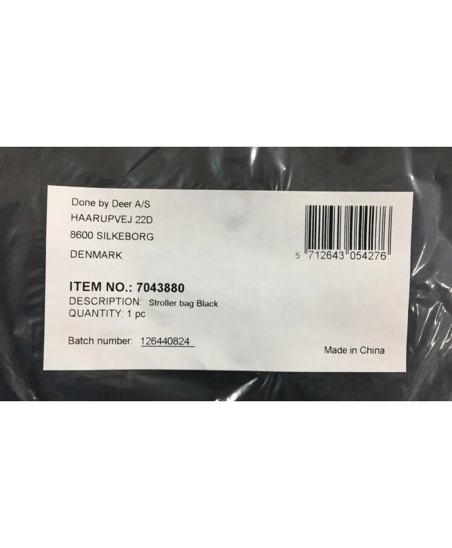 MORI Stroller Bag, Equipaje: Bolsa de Mensajero Unisex niños, Negro