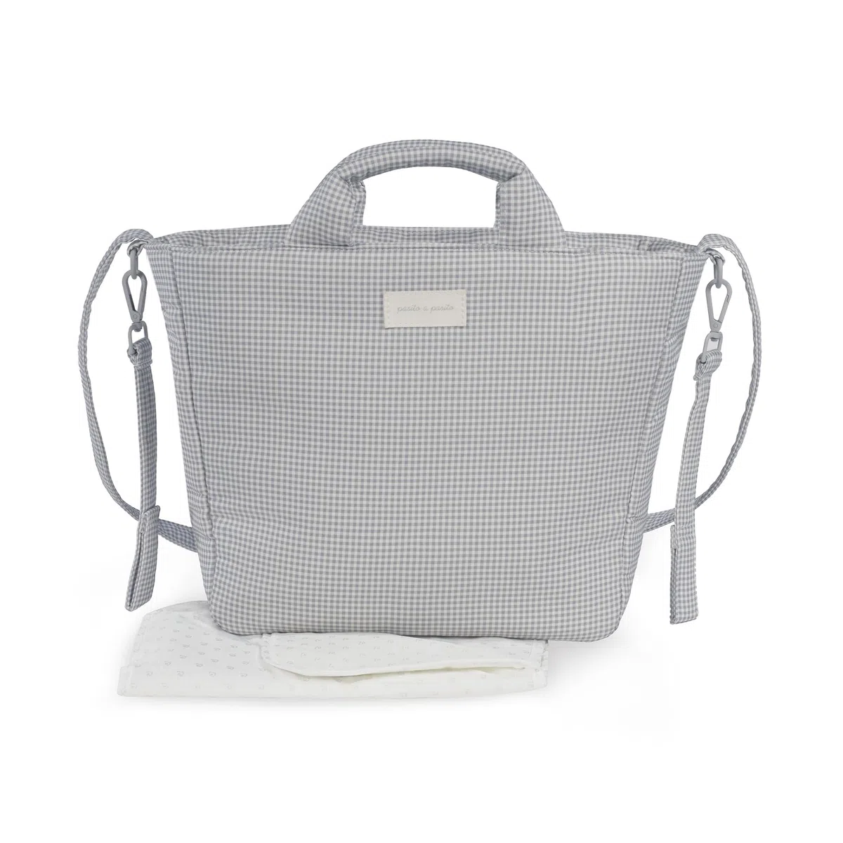 Pasito a Pasito Bolsa Canastilla Little Bloom (Gris)