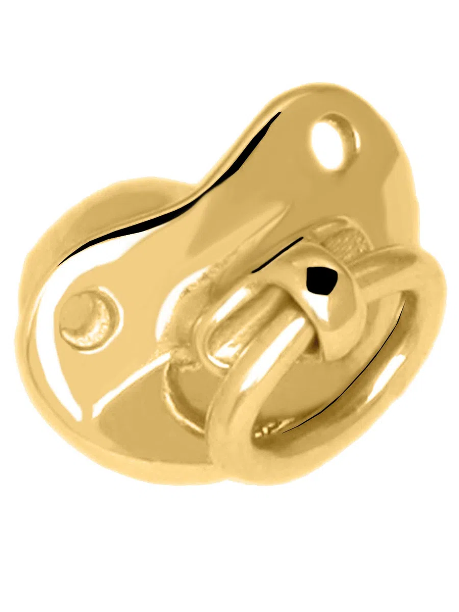 MyGold - Colgante con chupete para mujer y niño, oro amarillo 333/585/750 (8/14/18 quilates), macizo fundido, Mittelgroß, Oro amarillo, No_Gemstone
