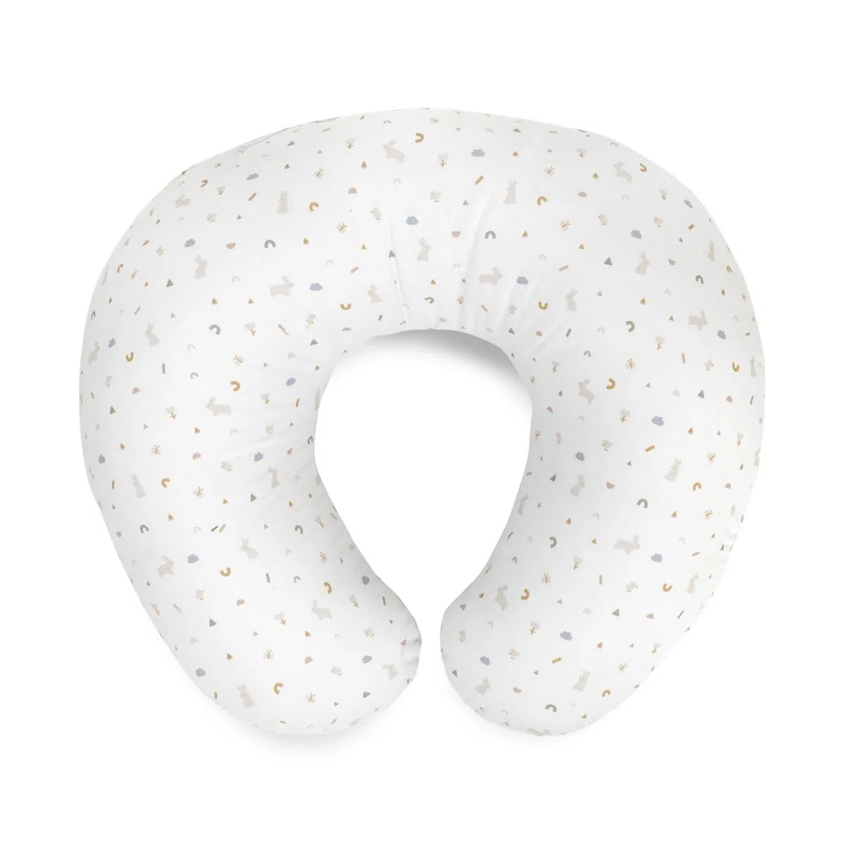 Cambrass - cojín para los primeros meses del bebé - almohada de lactancia que proporciona comodidad y soporte al bebé - 53x45x10 cm Rabbit Beige